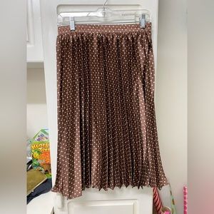 Monteau pleated skirt